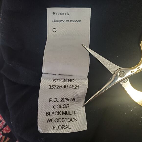 PAIGE Carmine Woodstock Floral Silk Dress Women's Size Small Cold Shoulder Mini - Picture 6 of 8